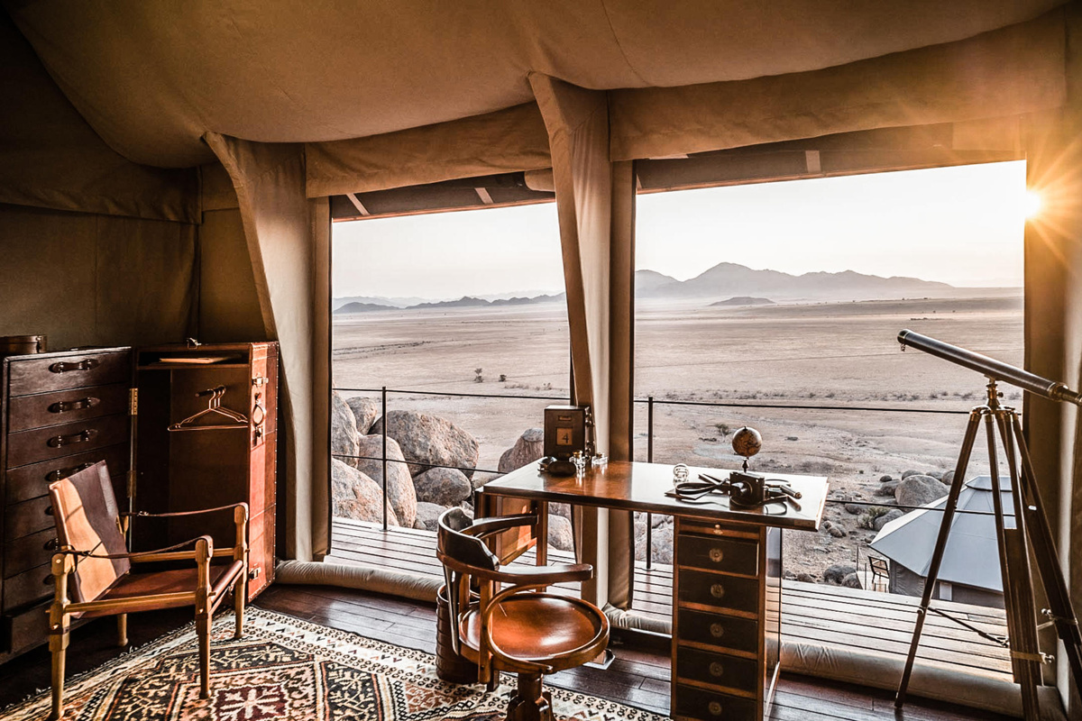 Interior detail at the Sossusvlei property