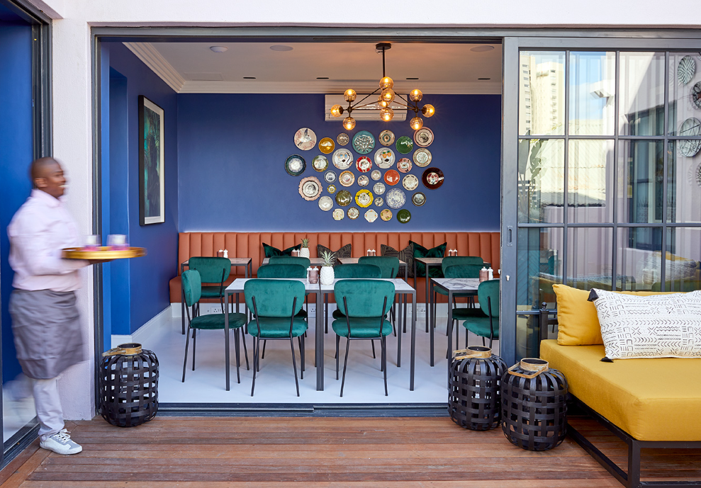 Lounge interior at The Pineapple House