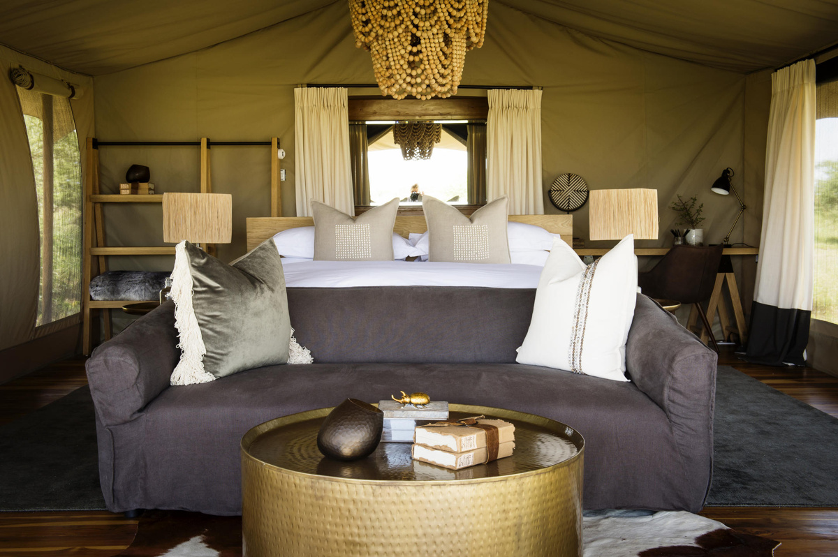 Interior at Siringit Serengeti Camp