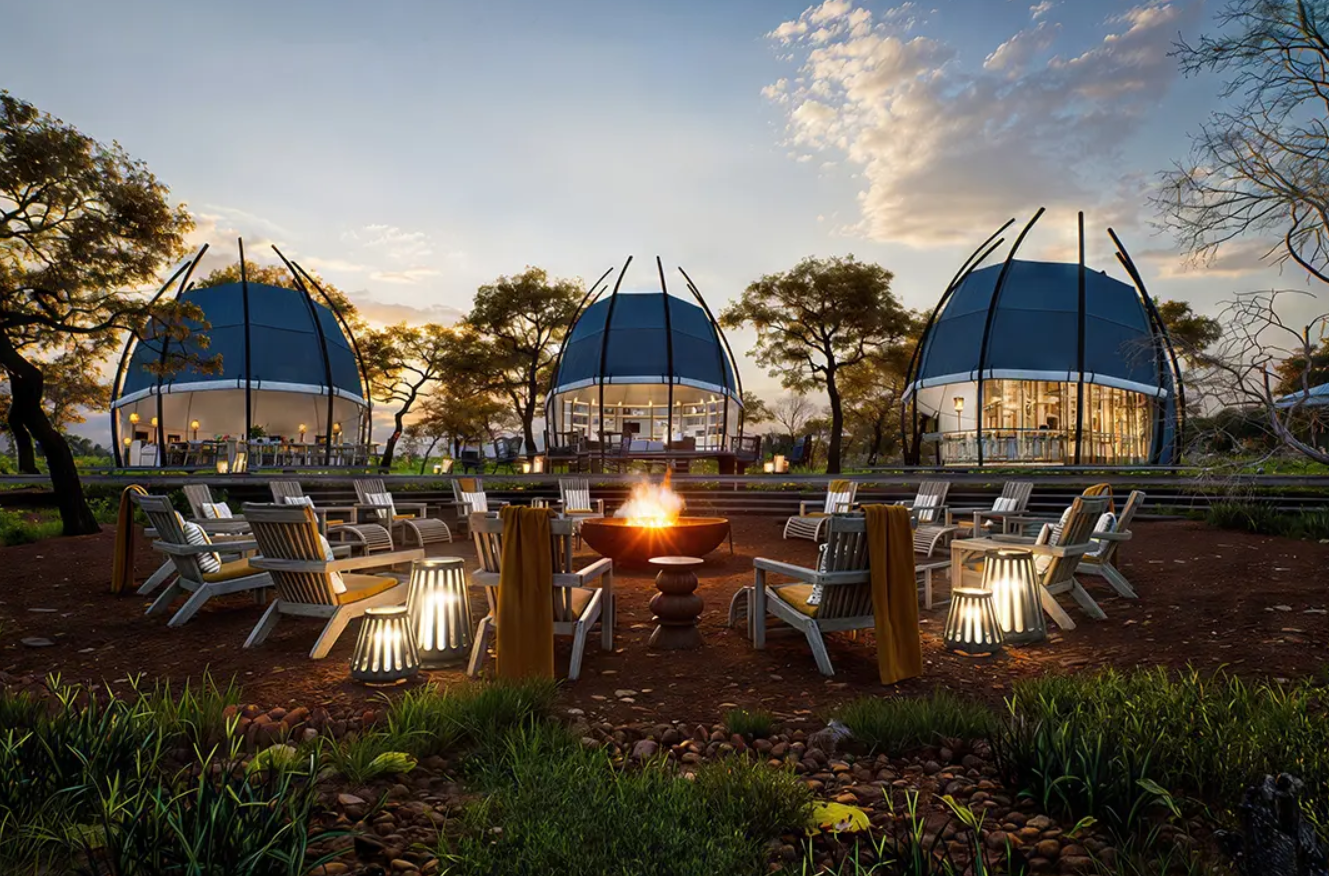 Siringit Tarangire Camp at golden hour