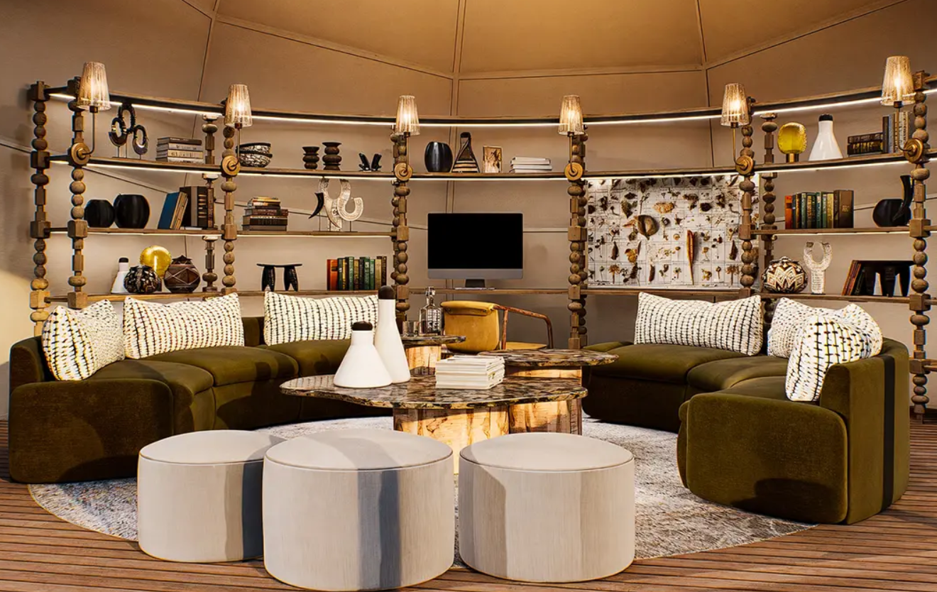 Lounge at Siringit Tarangire Camp