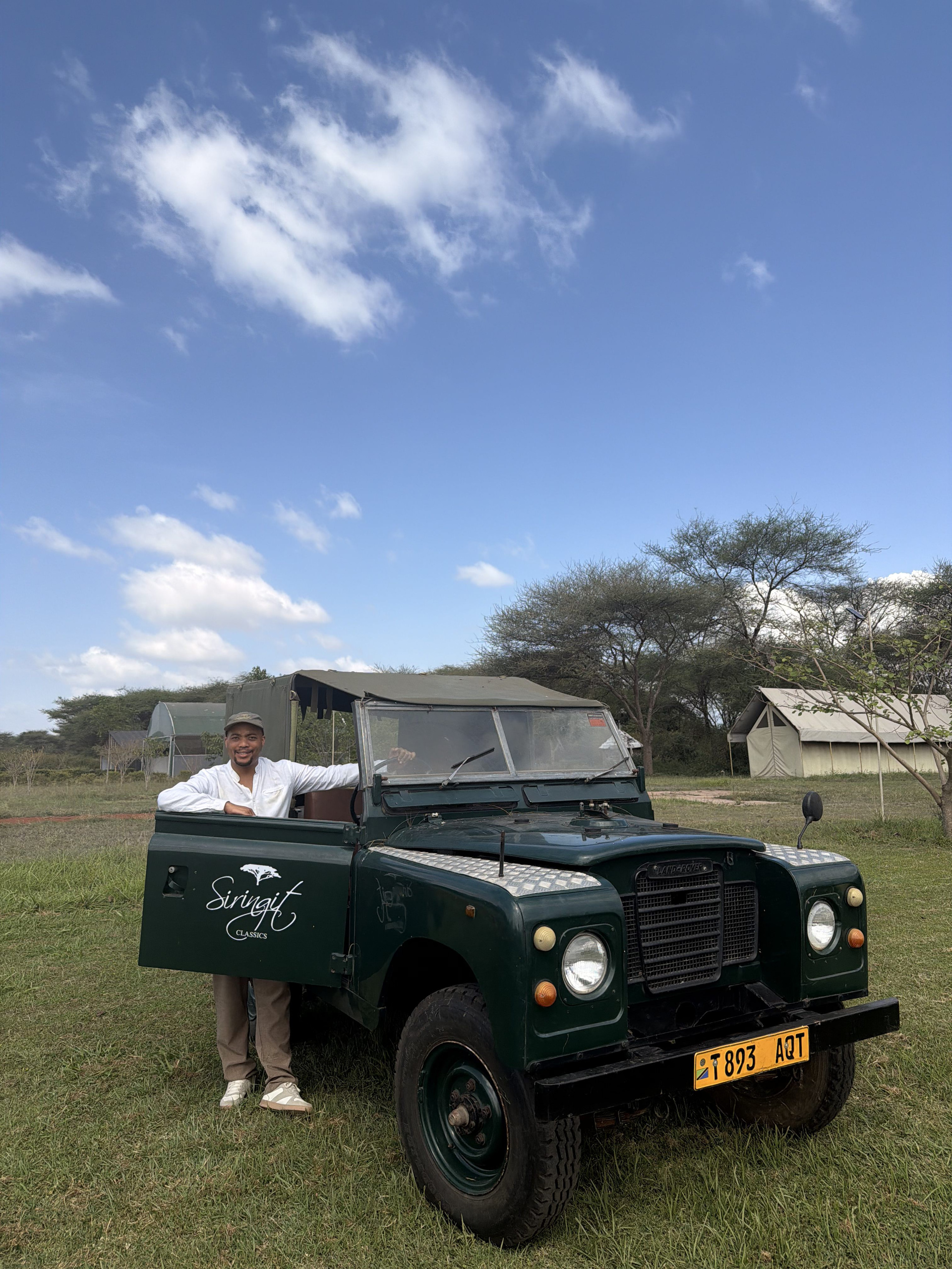 Serengeti safari scene in Tanzania