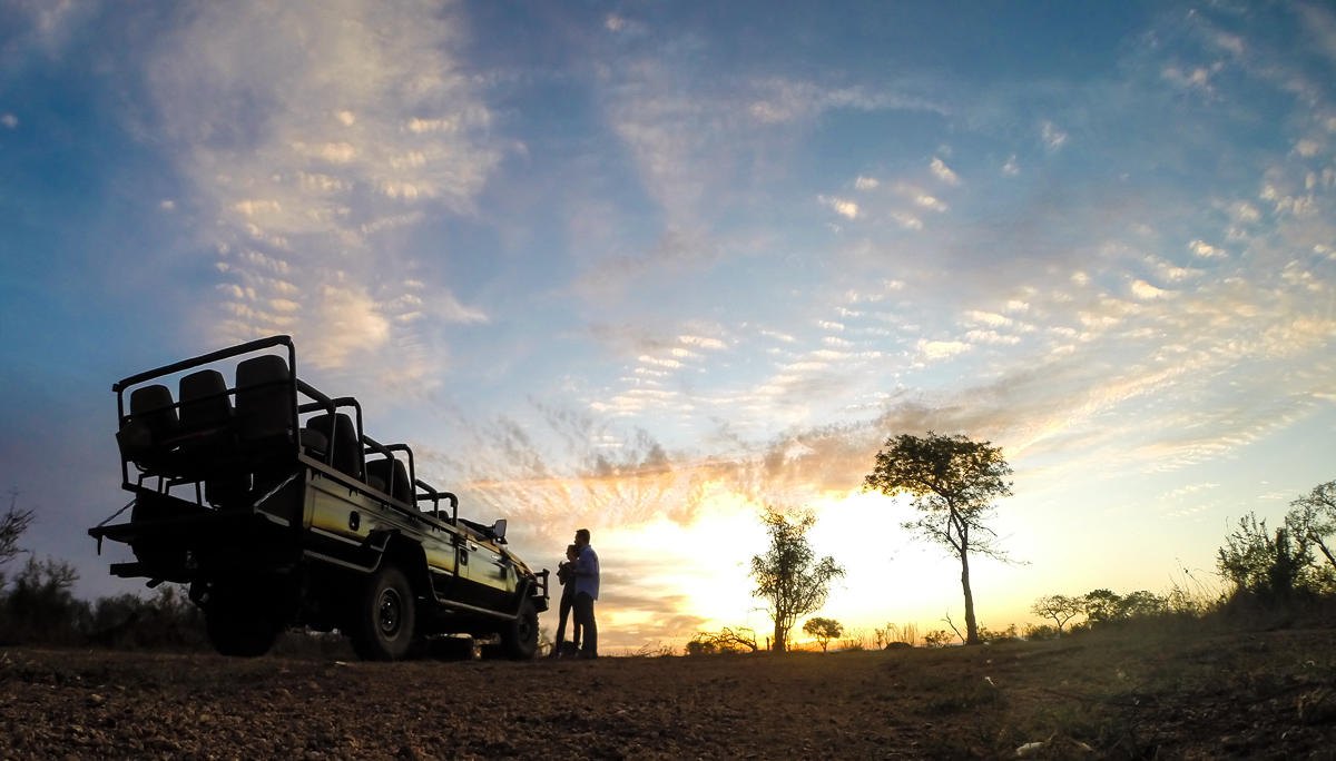 Spacious safari or desert landscape showing privacy in travel