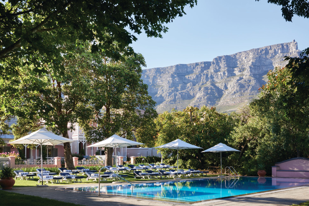 Garden or terrace view at Mount Nelson Hotel