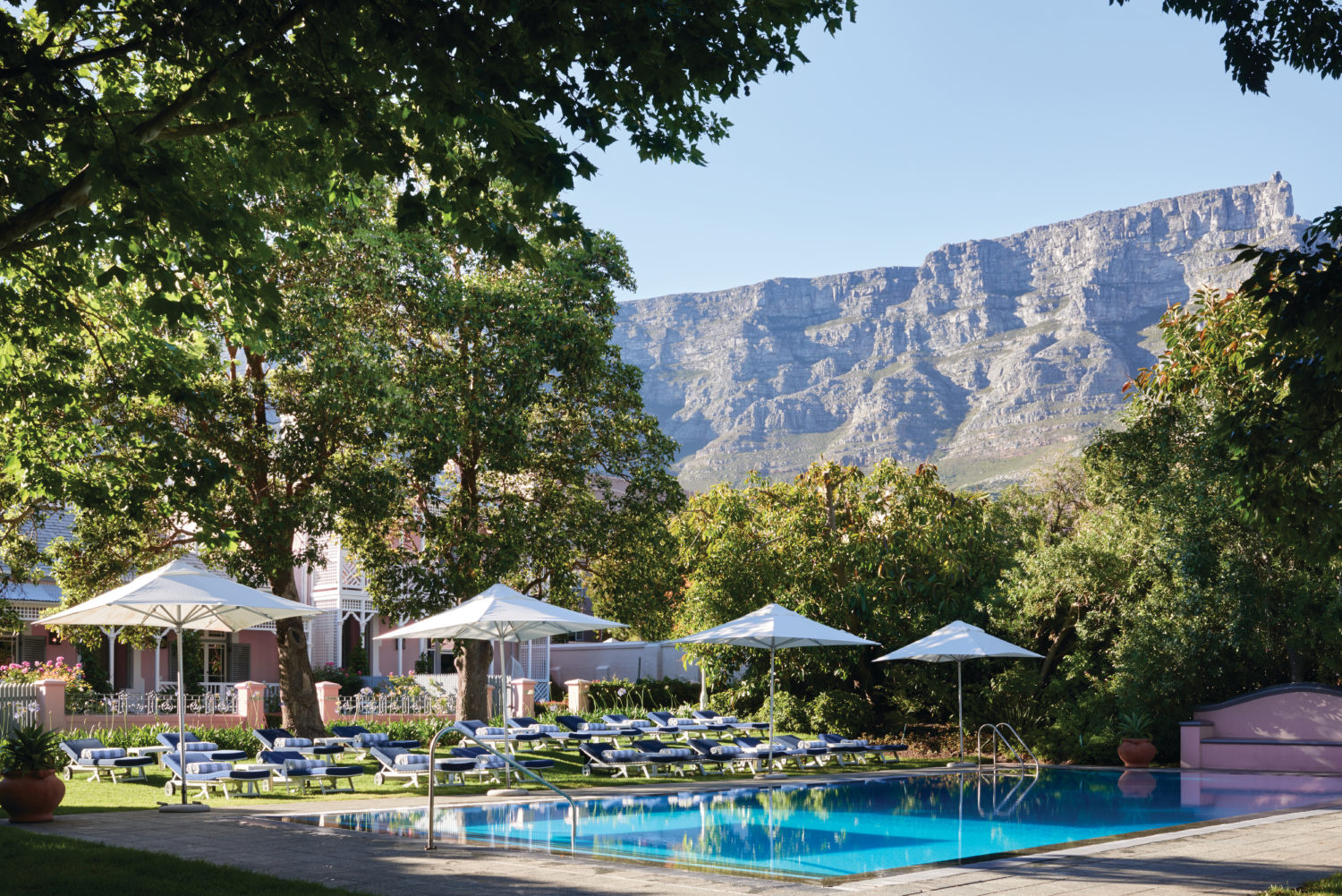 Garden or terrace view at Mount Nelson Hotel